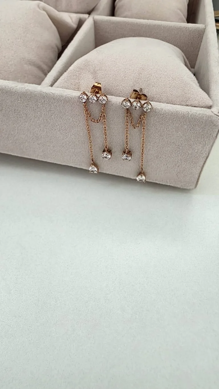 MIDNIGHT RAIN DROPS EARRINGS 